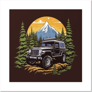 Vintage Jeep Print Posters and Art